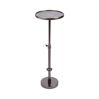 Engles Adjustable Polished Metal Table