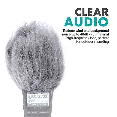 Movo AEK-Z4 Audio Enhancement Kit for the Zoom H4n, H5, H6, Tascam DR-40, DR-05, DR-07