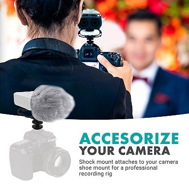 Movo AEK-Z4 Audio Enhancement Kit for the Zoom H4n, H5, H6, Tascam DR-40, DR-05, DR-07