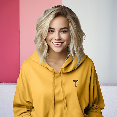 Dalix Coffee Martini Cropped Hoodie
