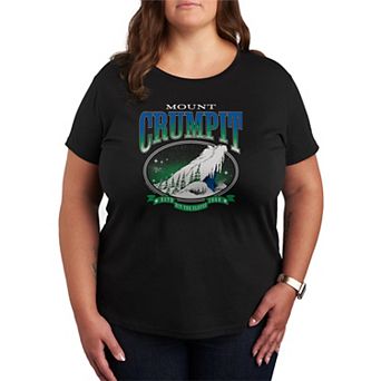 Plus Size Dr. Seuss The Grinch Mount Crumpit Hit The Slopes Graphic Tee
