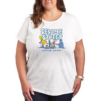 Plus Size Sesame Street Winter Games Graphic Tee