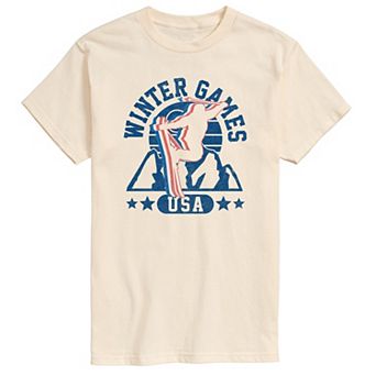 Men's Winter Games Skiing Graphic Tee