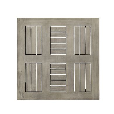 Hampton Acacia Wood Outdoor Side Table by Christopher Knight Home