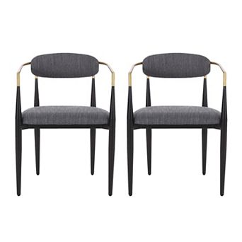 GDFStudio Modern Dining Chairs with Toothpick Frame Set of 2