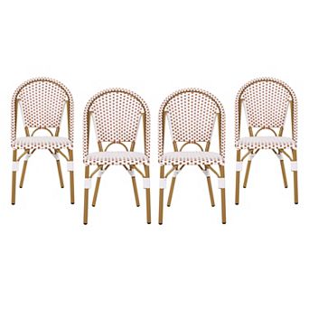 Elize Outdoor French Cafe Chairs (Set of 4) by Christopher Knight Home