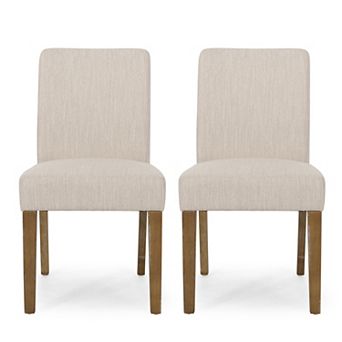 Kuna Contemporary Upholstered Dining Chair (Set of 2) by Christopher Knight Home