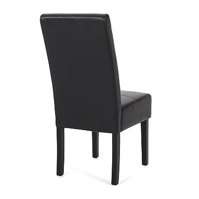 Pertica Upholstered T-Stitch Dining Chairs (Set of 2) by Christopher Knight Home