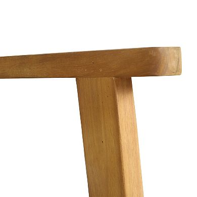 Mcgill Outdoor Acacia Wood Dining Chair with Rope Seating by Christopher Knight Home