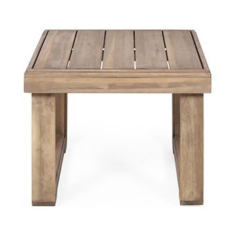 Westchester Acacia Wood Side Table by Christopher Knight Home