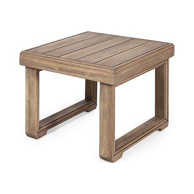 Westchester Acacia Wood Side Table by Christopher Knight Home