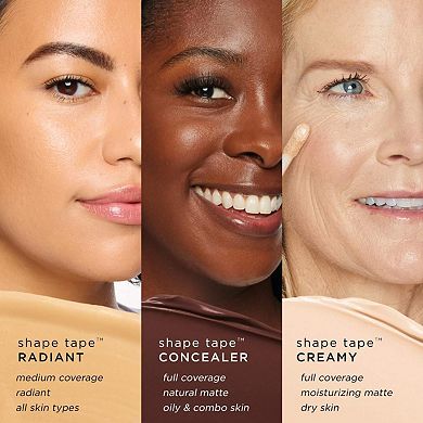 shape tape full coverage natural matte concealer