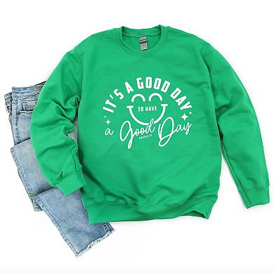 S.W.Smiley It's A Good Day To Have A Good Day - Women's Graphic Sweatshirt
