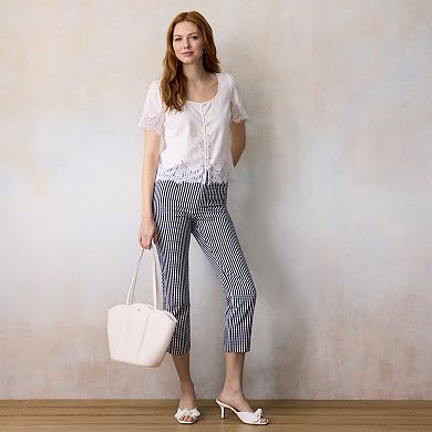 Women's LC Lauren Conrad High Rise Pedal Pusher Pants