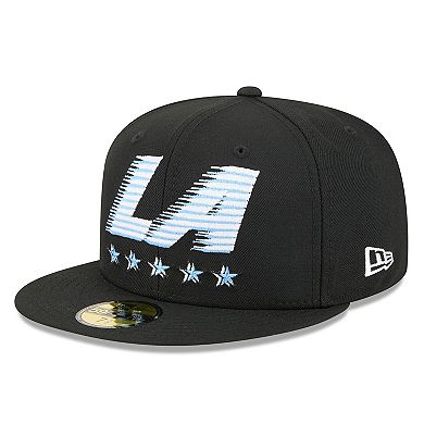 Men's New Era Black LA Clippers 2025/26 City Edition Alternate 59FIFTY Fitted Hat