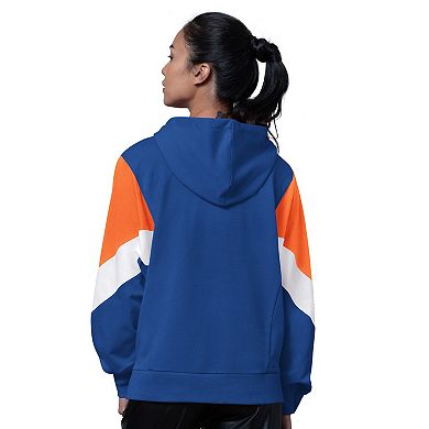 Women's Starter Royal New York Mets Scrimmage Pullover Hoodie