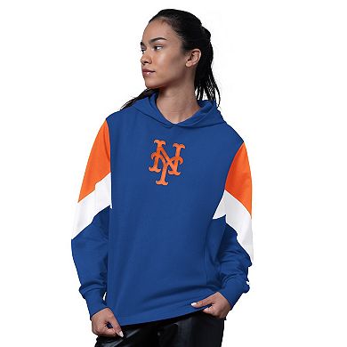 Women's Starter Royal New York Mets Scrimmage Pullover Hoodie