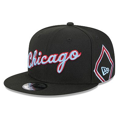 Men's New Era Black Chicago Bulls 2025/26 City Edition 9FIFTY Snapback Hat