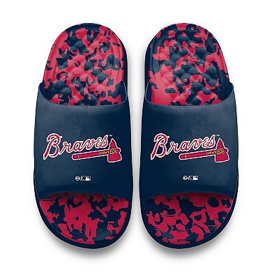 Unisex ISlide Atlanta Braves Multi-Color Motive Slide Sandals