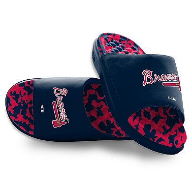 Unisex ISlide Atlanta Braves Multi-Color Motive Slide Sandals