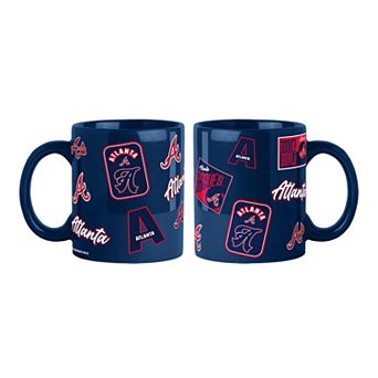 Logo Brands Atlanta Braves 2-Pack 15oz. Color Mug Set