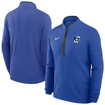 Men's Nike Blue Creighton Bluejays Basketball Victory Dri-FIT Half-Zip Pullover