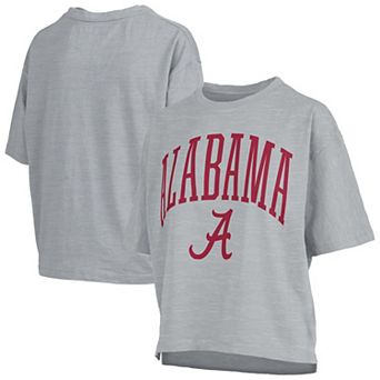Women's Pressbox Gray Alabama Crimson Tide Nelson T-Shirt