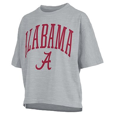 Women's Pressbox Gray Alabama Crimson Tide Nelson T-Shirt