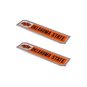 Logo Brands Oklahoma State Cowboys 2-Pack Embossed Truck Emblem Set