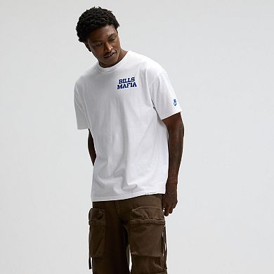 Men's Nike White Buffalo Bills 2025 Rivalries Collection Essential Max90 T-Shirt