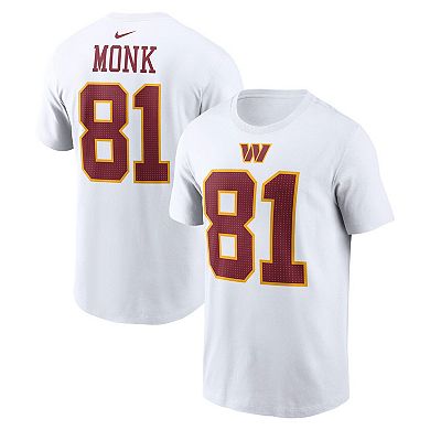 Men's Nike Art Monk White Washington Commanders Retired Player Name & Number T-Shirt