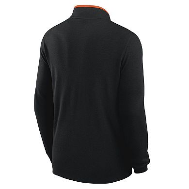 Men's Nike Black Oregon State Beavers Basketball Victory Dri-FIT Half-Zip Pullover