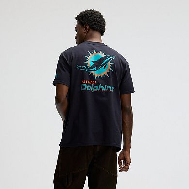 Men's Nike Pitch Blue Miami Dolphins 2025 Rivalries Collection Essential Max90 T-Shirt