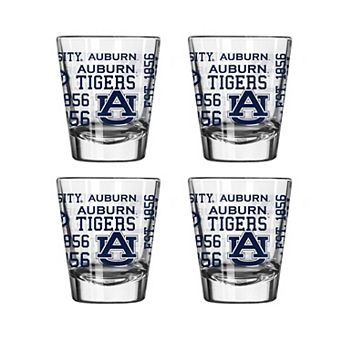 Logo Brands Auburn Tigers 4-Pack 2oz. Shot Glass Set