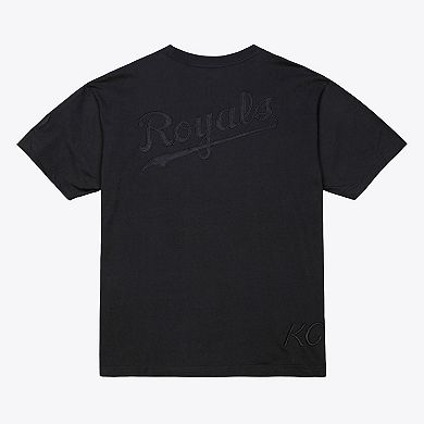 Men Mitchell & Ness Black Kansas City Royals Cooperstown Collection Phantom T-Shirt