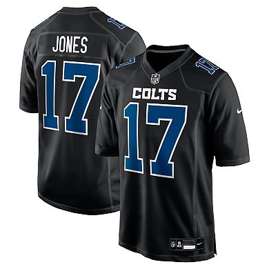 Men's Nike Daniel Jones Carbon Black Indianapolis Colts Fashion Game Jersey