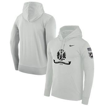 Men's Nike Gray Army Black Knights Army 250 Collection Therma Hoodie