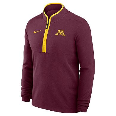 Men's Nike Maroon Minnesota Golden Gophers Basketball Victory Dri-FIT Half-Zip Pullover