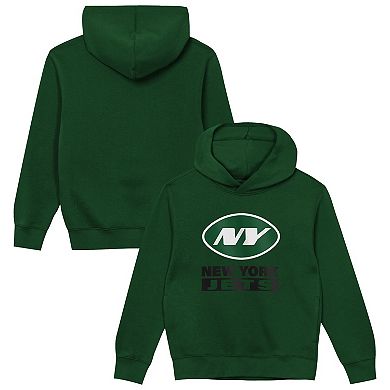 Toddler Outerstuff Green New York Jets Back to Basics Hoodie