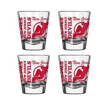 Logo Brands New Jersey Devils 4-Pack 2oz. Shot Glass Set