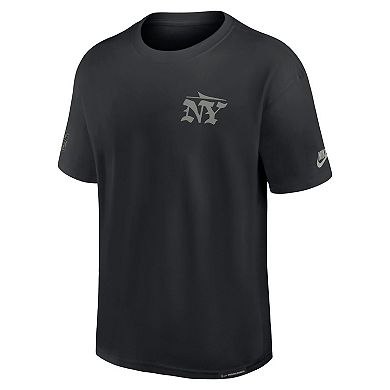 Men's Nike Black New York Jets 2025 Rivalries Collection Essential Max90 T-Shirt