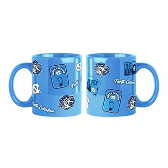 Logo Brands North Carolina Tar Heels 2-Pack 15oz. Color Mug Set