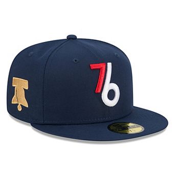 Men's New Era Navy Philadelphia 76ers 2025/26 City Edition Alternate 59FIFTY Fitted Hat