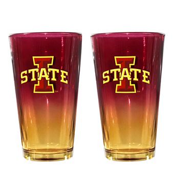 The Memory Company Iowa State Cyclones Two-Pack 16oz. Ombre Pint Glass Set