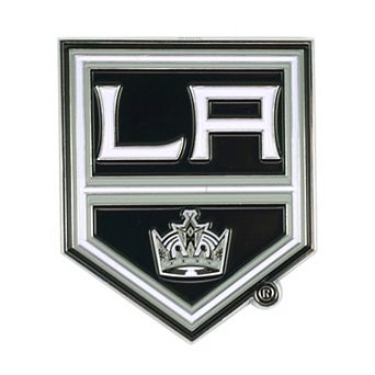 Logo Brands Los Angeles Kings Embossed Color Auto Emblem