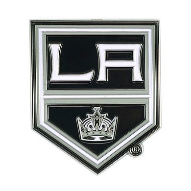 Logo Brands Los Angeles Kings Embossed Color Auto Emblem