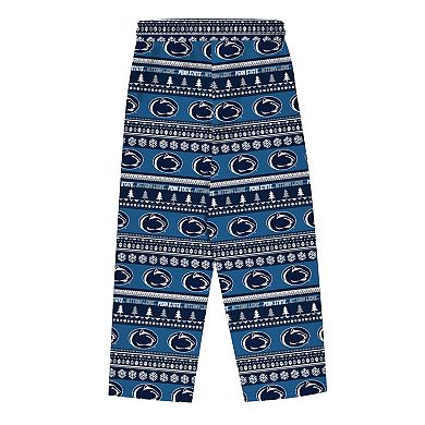 Youth Outerstuff Navy Penn State Nittany Lions Ugly Sweater Pajama Set