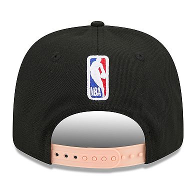 Men's New Era Black Atlanta Hawks 2025/26 City Edition 9SEVENTY Adjustable Hat
