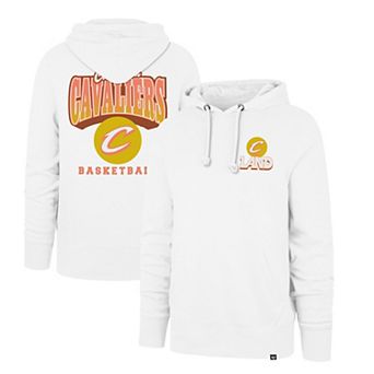 Men's '47 White Cleveland Cavaliers 2025/26 City Edition Jab Step Headline Hoodie