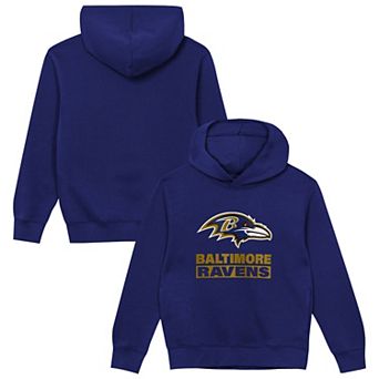 Preschool Outerstuff Purple Baltimore Ravens Back to Basics Hoodie